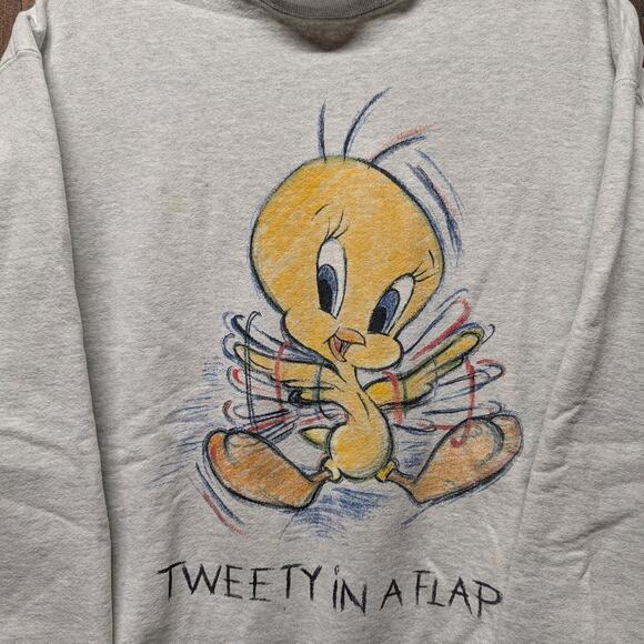 1994 Tweety Bird Looney Tunes Crewneck Sweatshirt - Picture 3 of 6